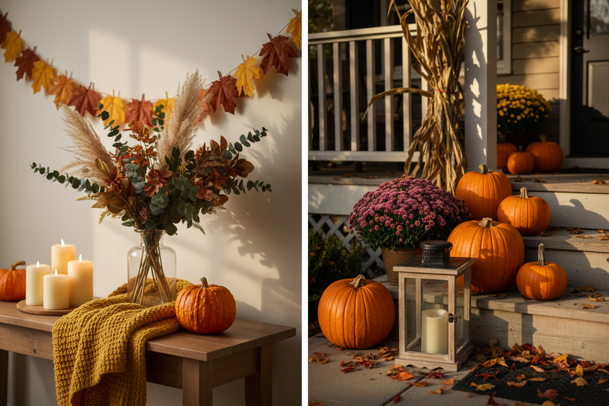 Indoor vs. Outdoor Fall Decor: What Works Where (and How to Make It Last)