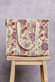 Quilted Floral Bag