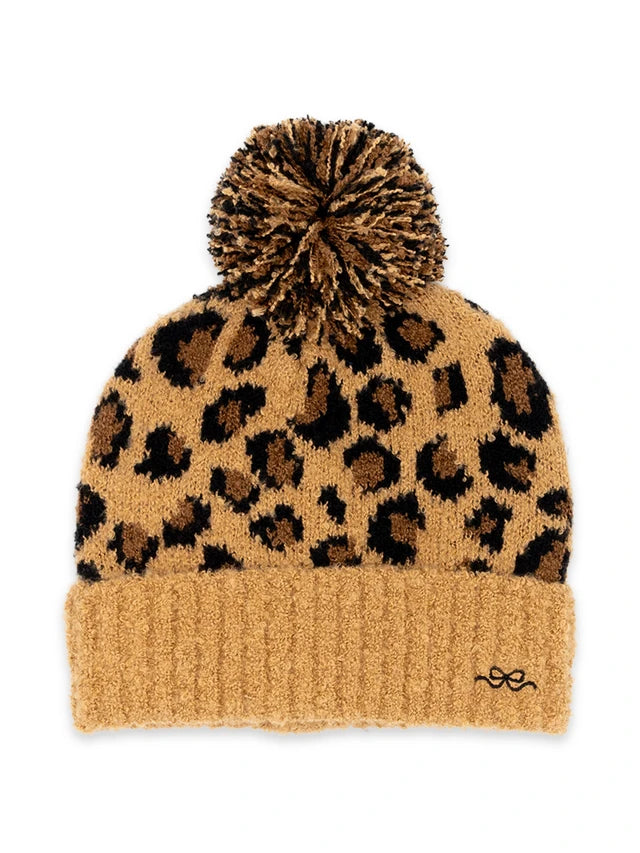 Cozy Leopard Print Beanie By: Simply Southern