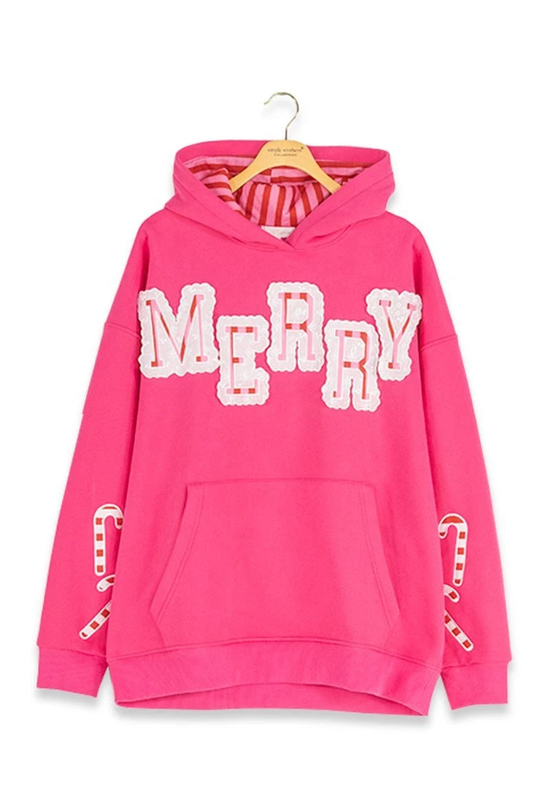 Merry Appliqué Sweatshirt By: Simply Southern