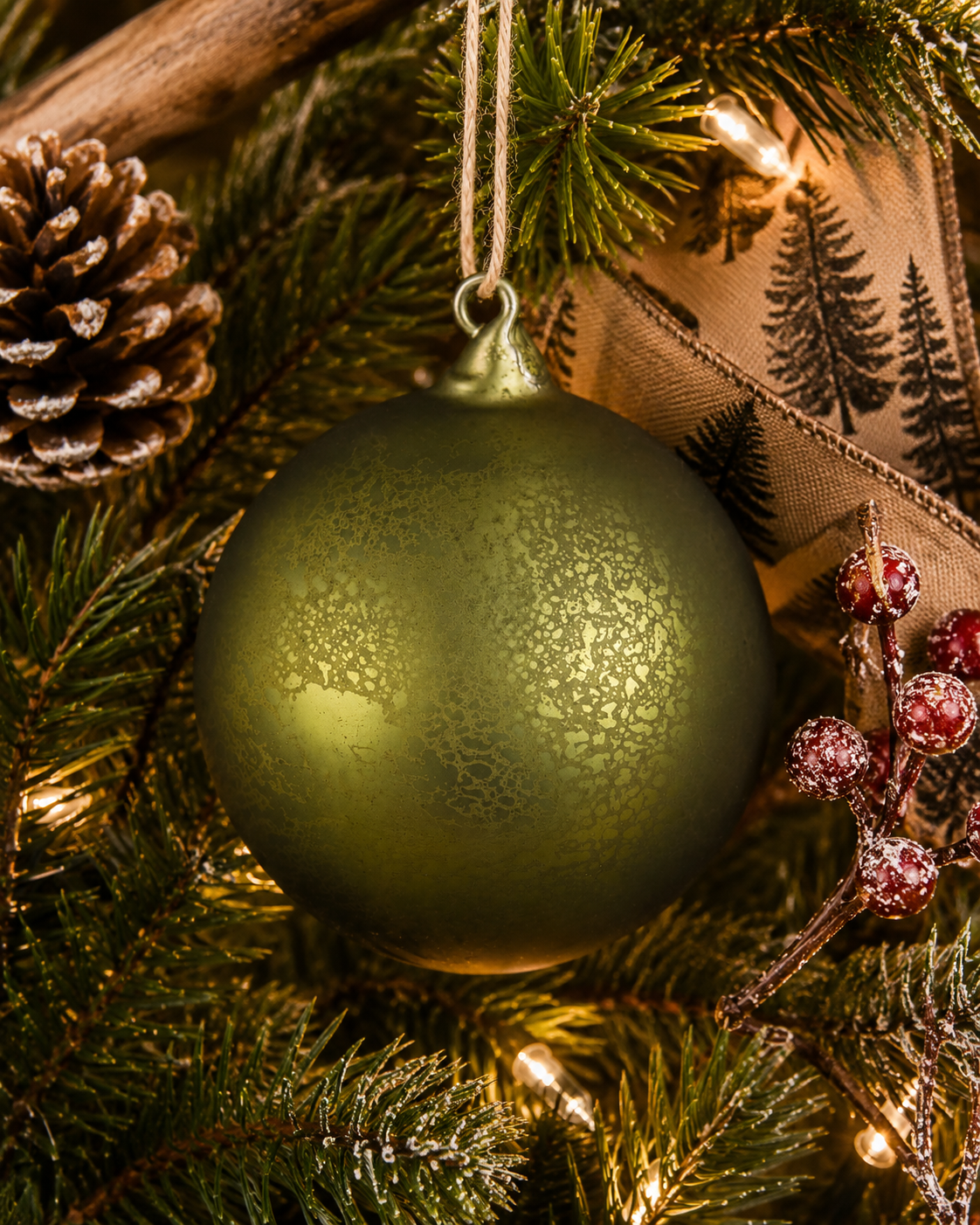 5" Mercury Finish Ball Ornament