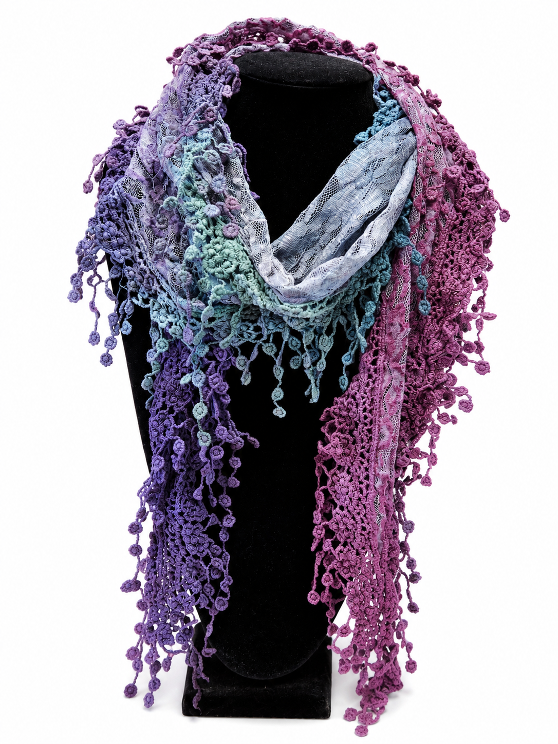 Handmade Trailing Wildflower Scarf By: Monkey Mango