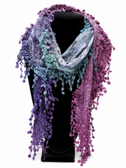Handmade Trailing Wildflower Scarf By: Monkey Mango