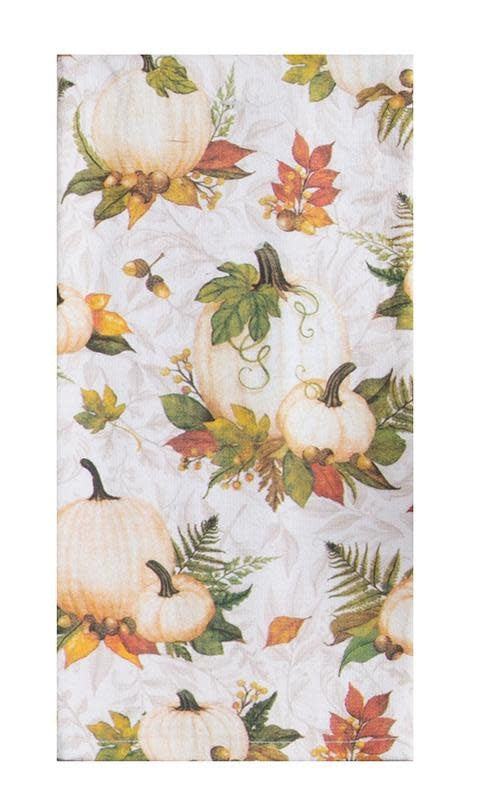 White Pumpkin Harvest Towel