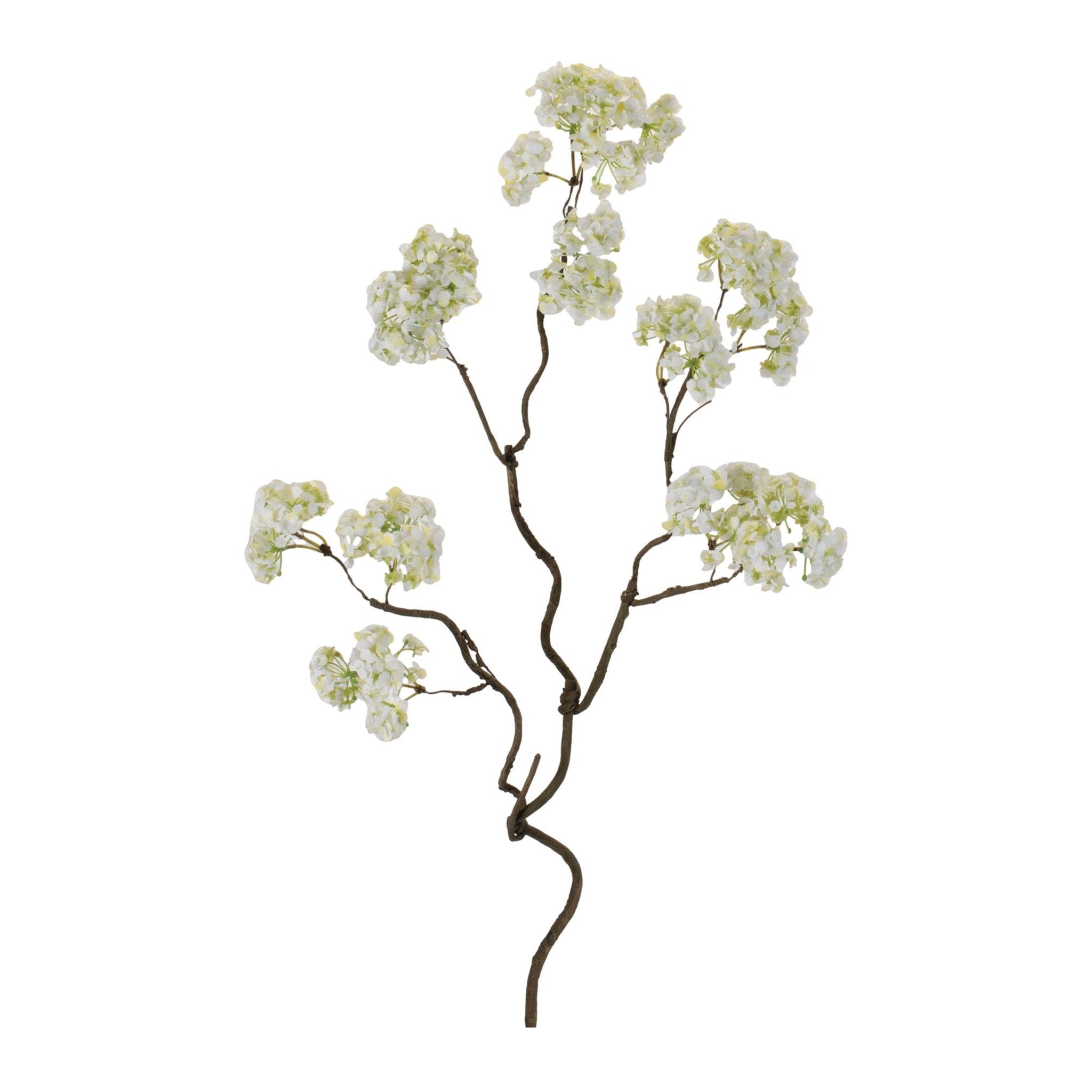 27.5" Snowball Twig Spray (2-Colors)