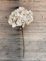 Two-Tone Linen Beaded Hydrangea