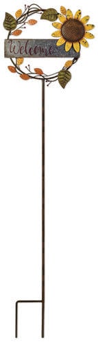 Welcome Autumn Sunflower Stake