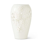 14" Ceramic 3-D Floral Vase
