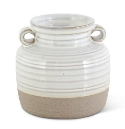 Two Tone Ceramic Crock