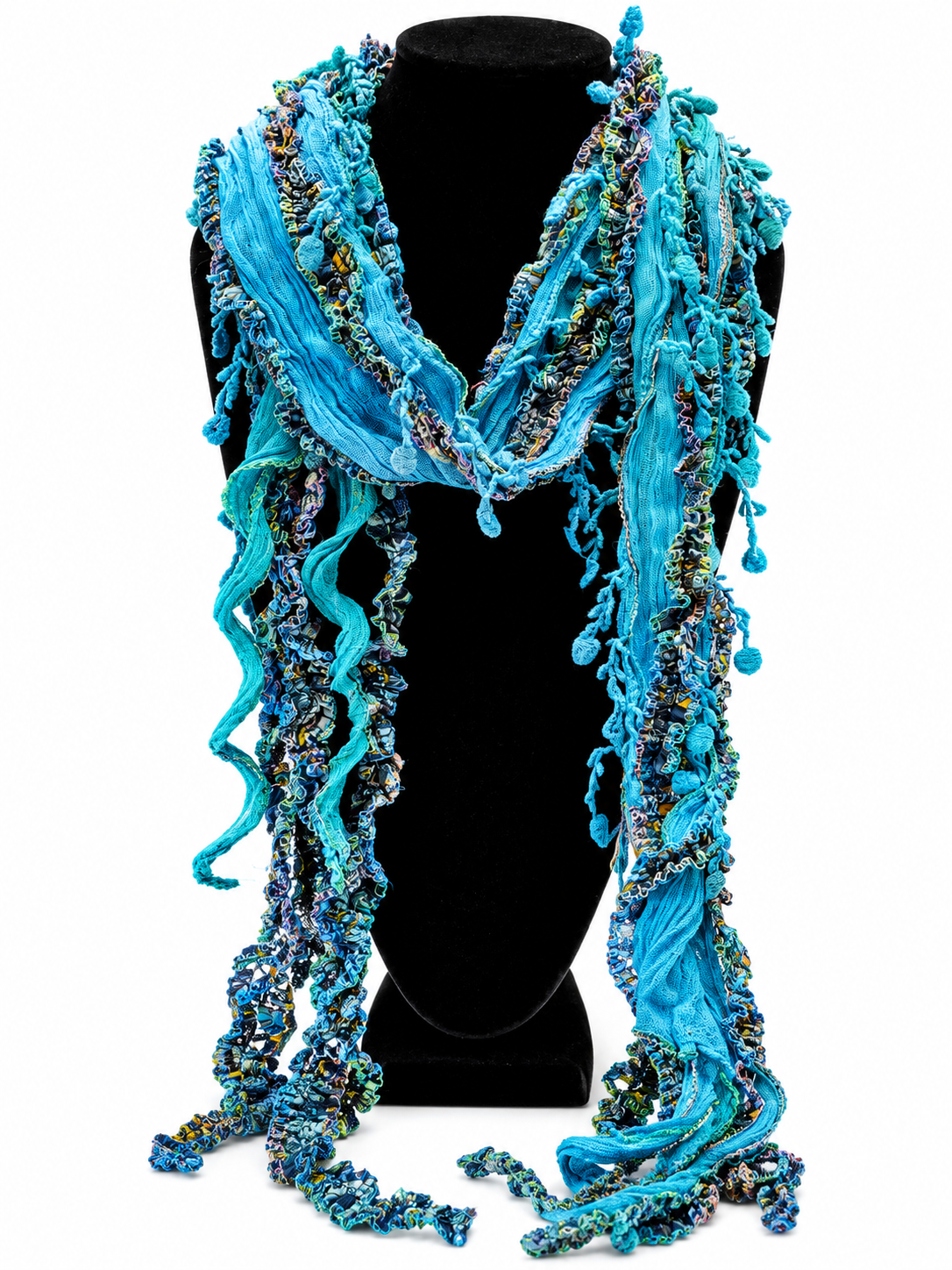 Handmade Trailing Wildflower Scarf By: Monkey Mango