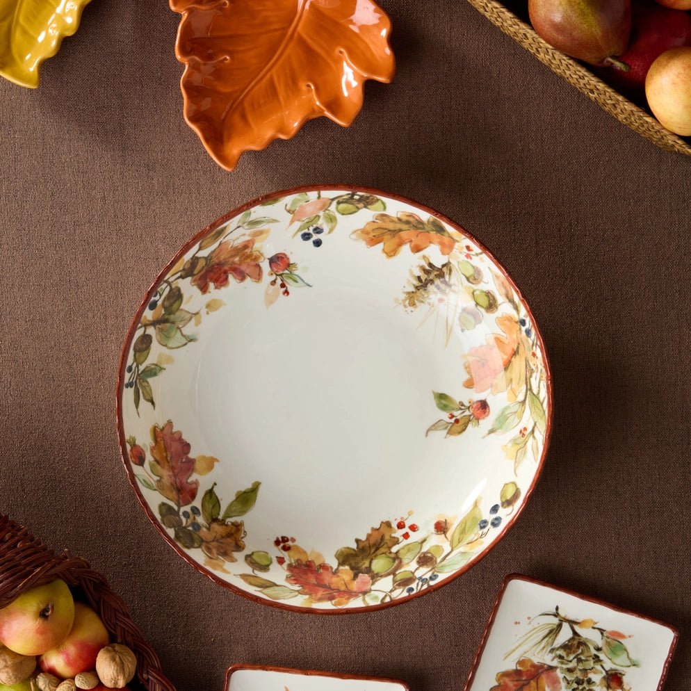 Autumn Meadow Serving Bowl
