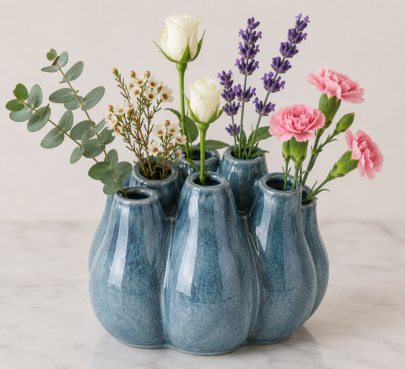 Tidecluster Bloom Multi Vase (3-Colors)