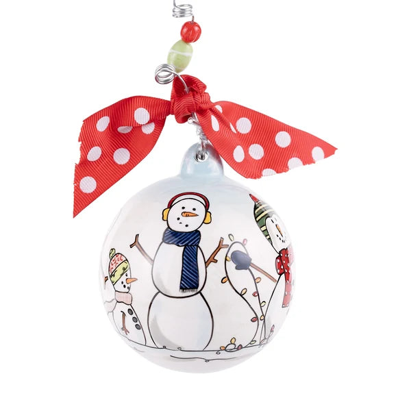 Hand Painted Glory Haus Ball Ornament (4 Styles)