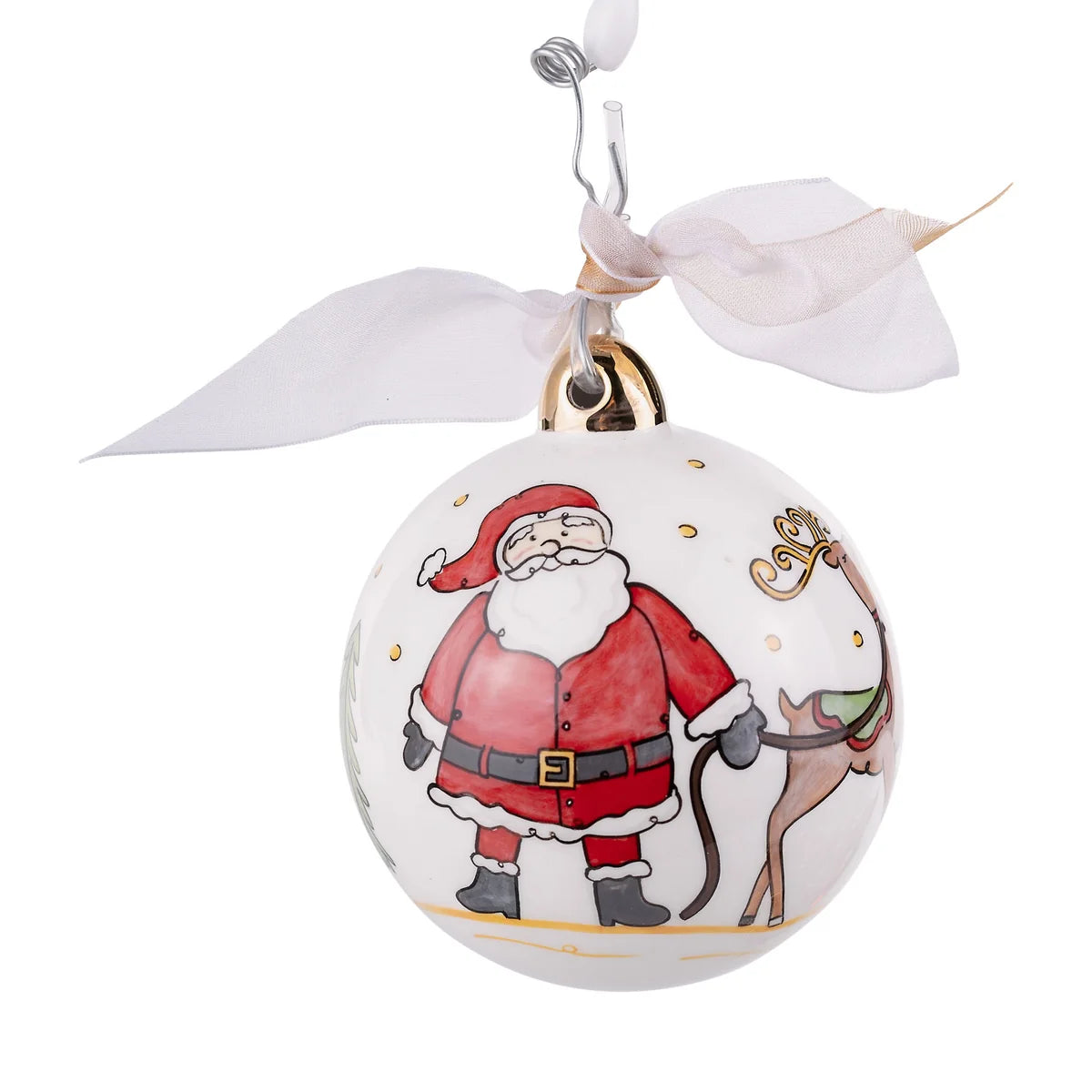 Hand Painted Glory Haus Ball Ornament (4 Styles)
