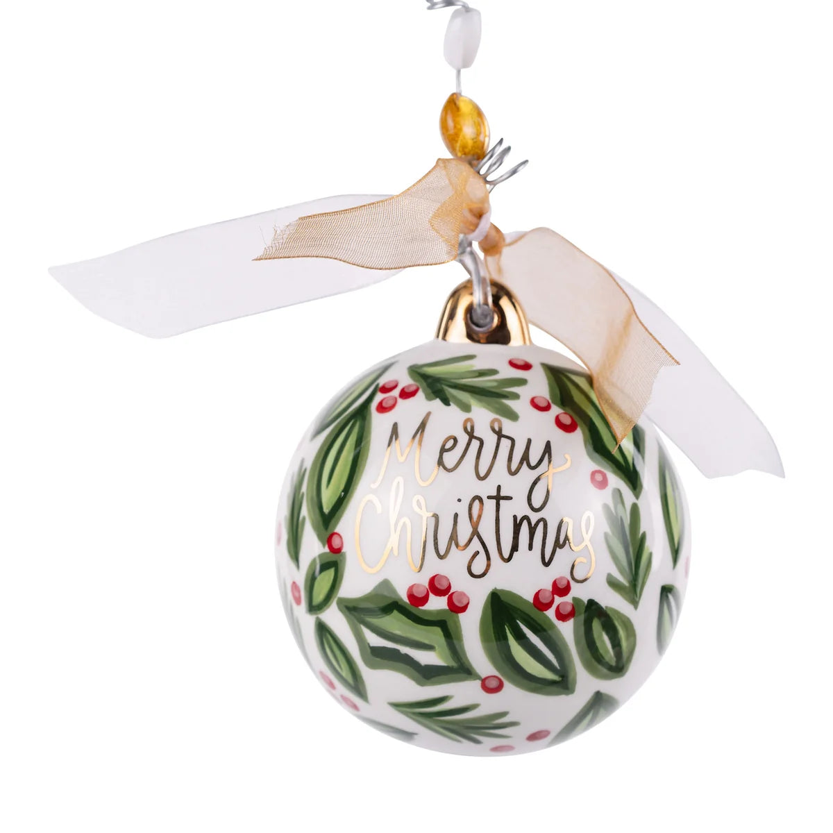 Hand Painted Glory Haus Ball Ornament (4 Styles)