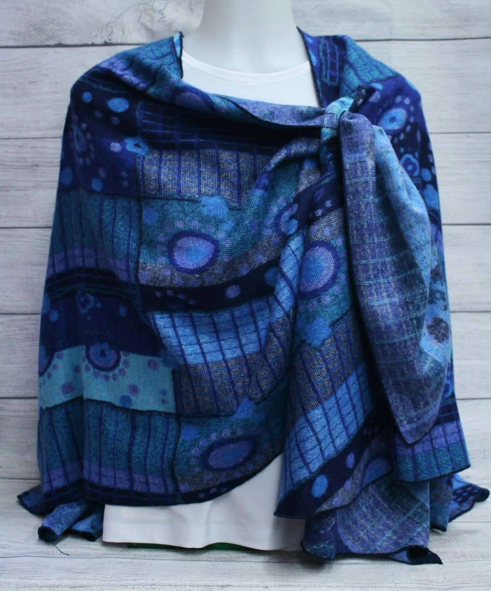 Reversible Cashmere Buckle Slide Wrap (6-Colors)