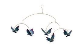 Metal Butterfly Mobile