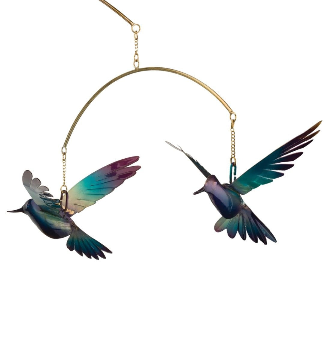 Metal Hummingbird Mobile