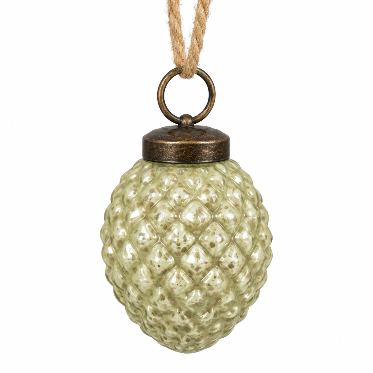 Mercury Glass Vintage Ornament (3-Colors)
