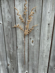 33" Burlap Curly Spray