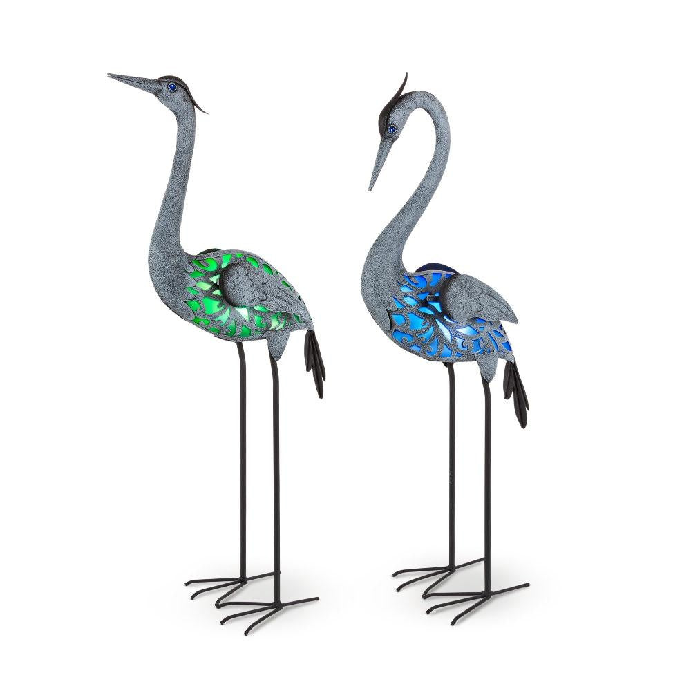 Solar LED Standing Heron (2-Colors)