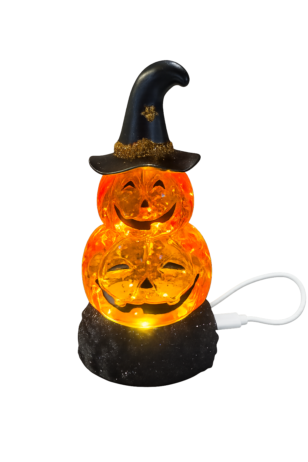 LED Jack O Lantern Water Globe