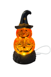 LED Jack O Lantern Water Globe
