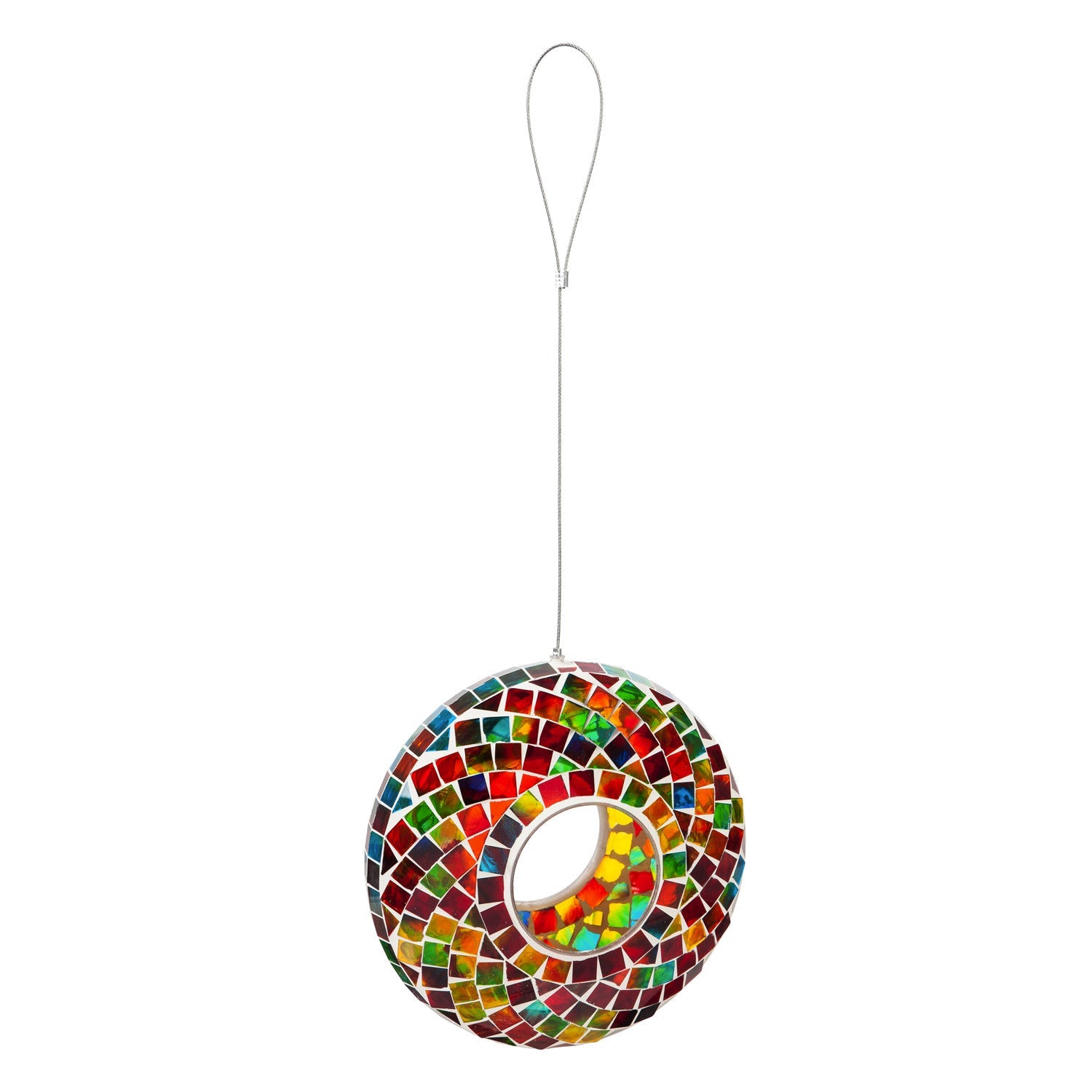 Mosaic Glass Birdfeeder (4-Colors)