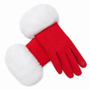 Festive Santa Cozy Gloves