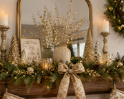 Gold Jeweled Smilax Leaf Spray
