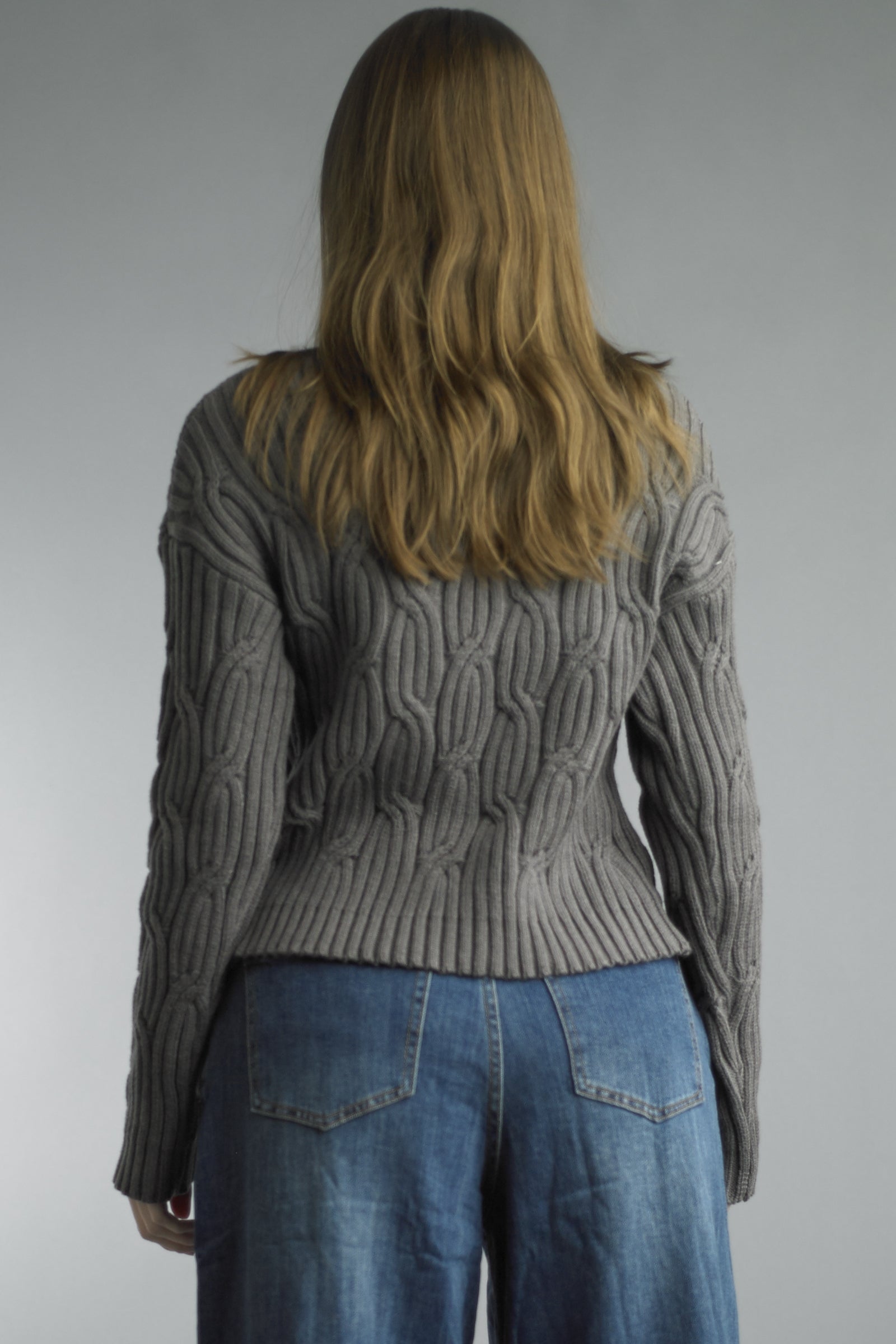 Cable Knit Pullover Sweater By: Tempo Paris (2-Colors)