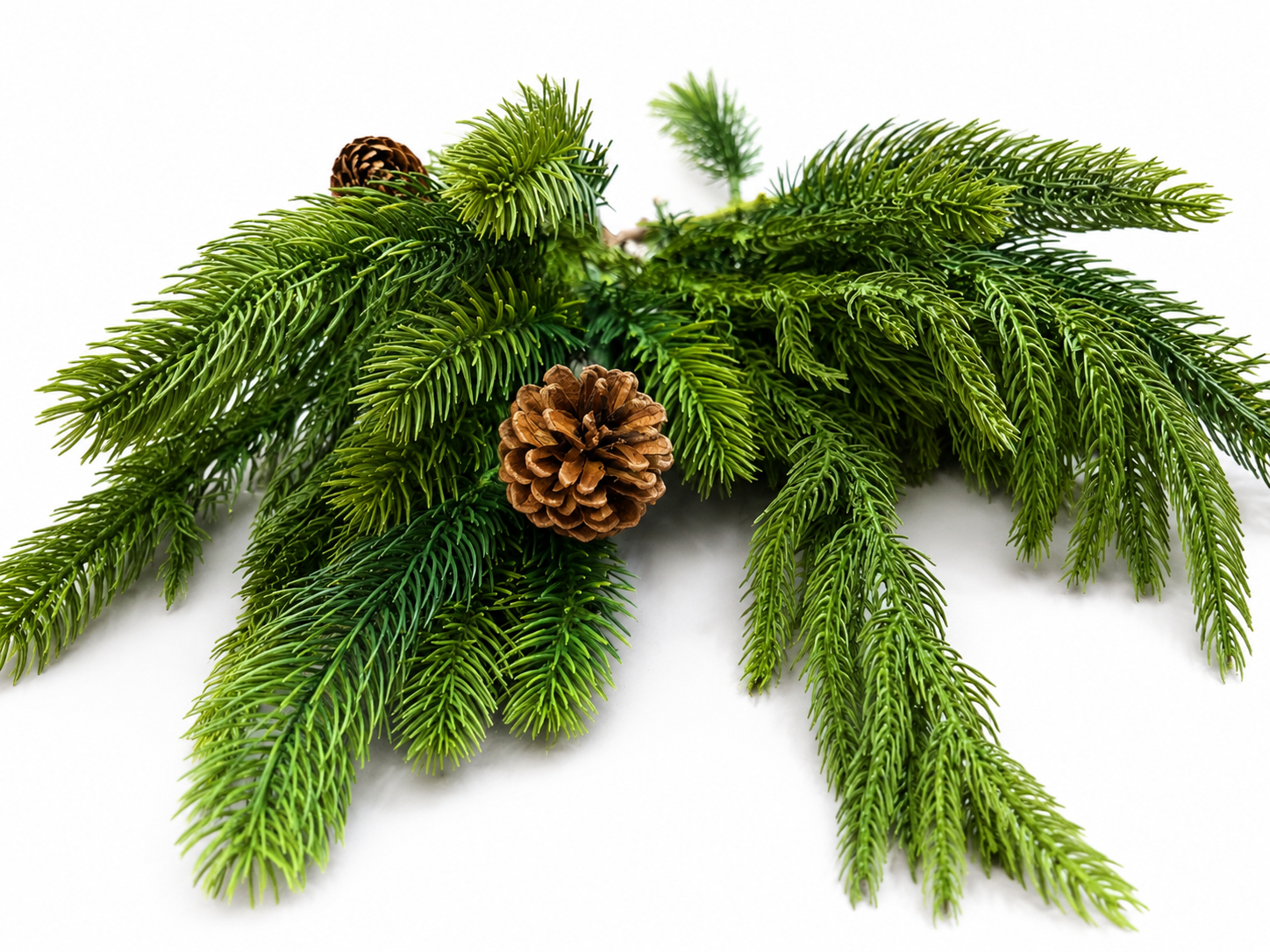 24" Real Touch Norfolk Spruce Juniper Spray