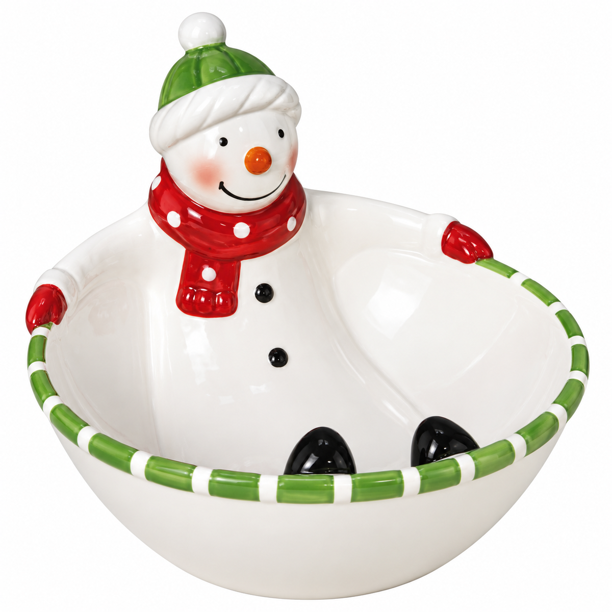 6.5" Ceramic Holiday Bowl (2 Styles)