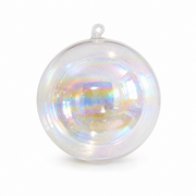 Iridescent Glass Ball Ornament (2 Sizes)