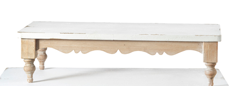 White Wooden Riser (2-Sizes)