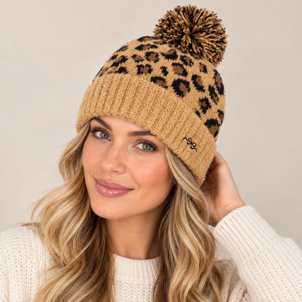 Cozy Leopard Print Beanie By: Simply Southern