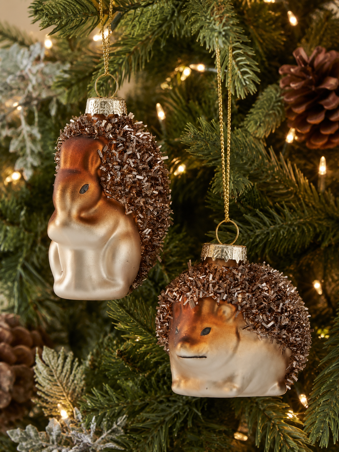 Glass Winter Forest Ornament (2-Styles)