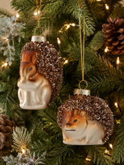 Glass Winter Forest Ornament (2-Styles)