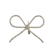 6" Rhinestone Clip on Bow
