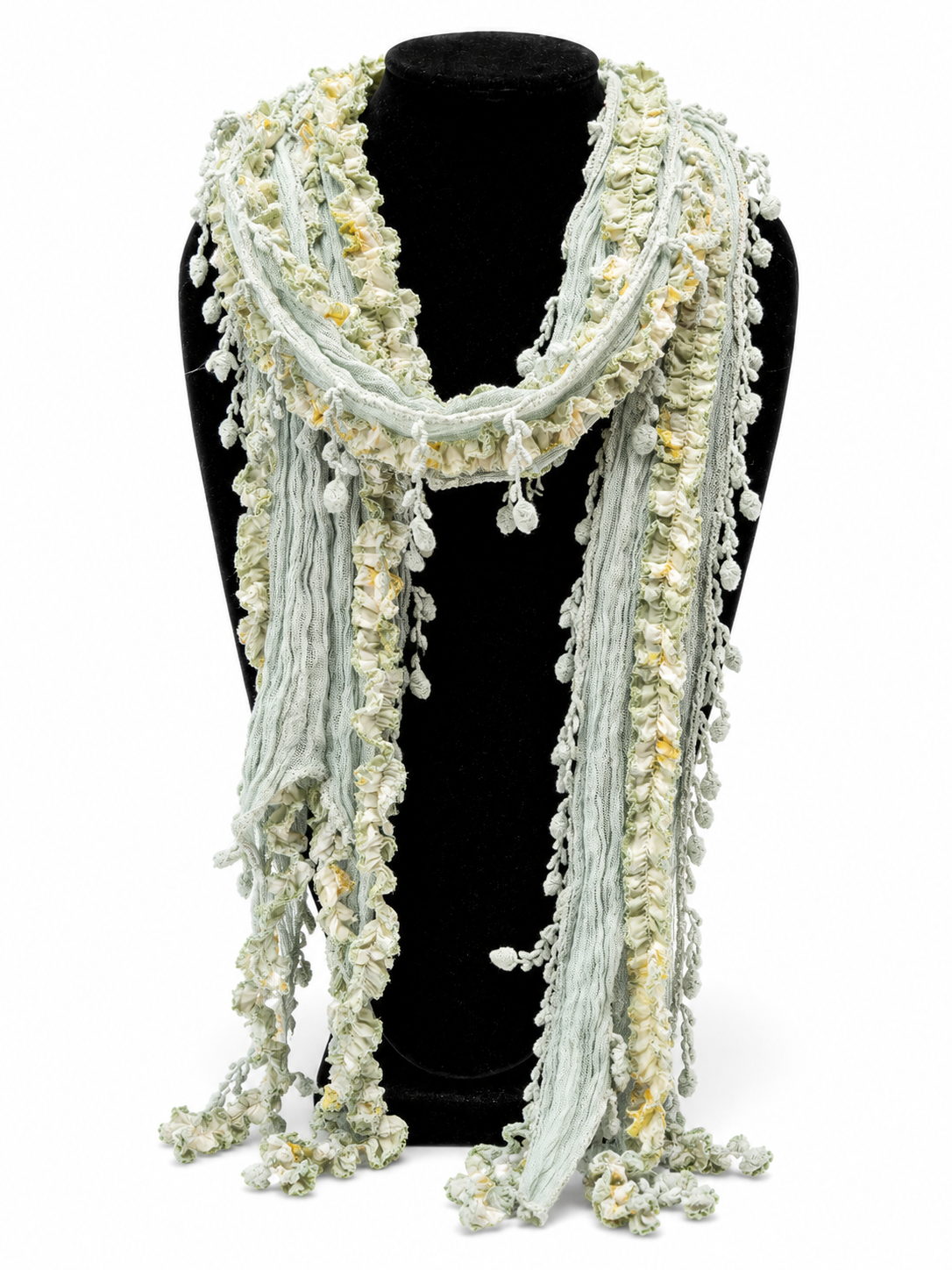 Handmade Trailing Wildflower Scarf By: Monkey Mango