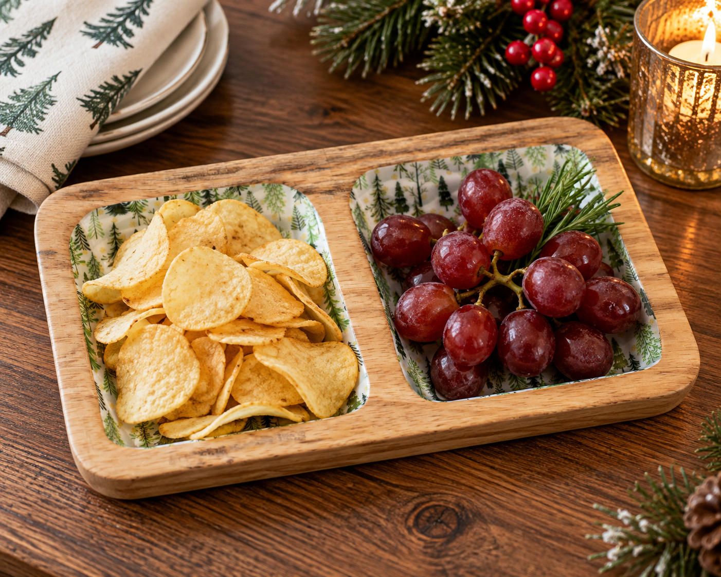 Winter Pine Forest Kitchen (3-Styles)