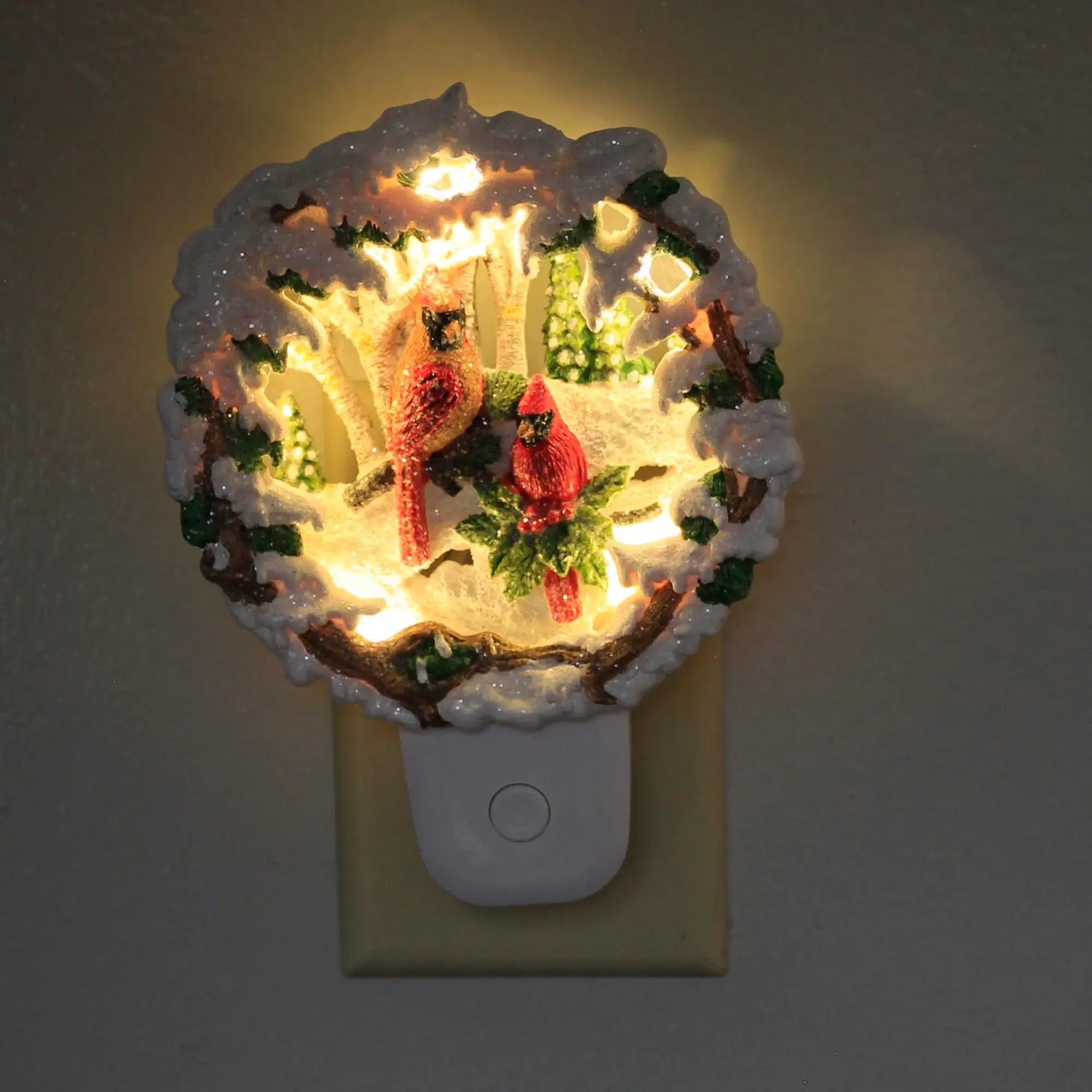 Cardinals in Woods Nightlight