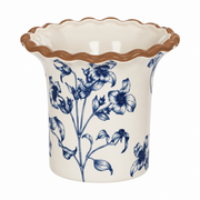 Scalloped Edge Floral Container (2 Sizes)
