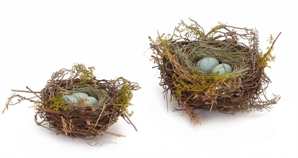 Blue Speckled Egg Nest (2 Sizes)