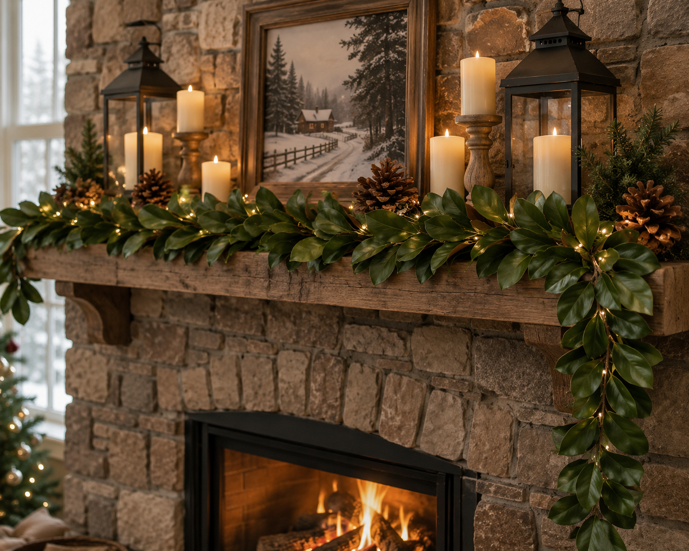 5-Ft. Magnolia Leaf Garland