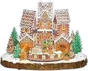 Lighted Musical Gingerbread Town