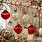 Mercury Glass Vintage Ornament (3-Colors)