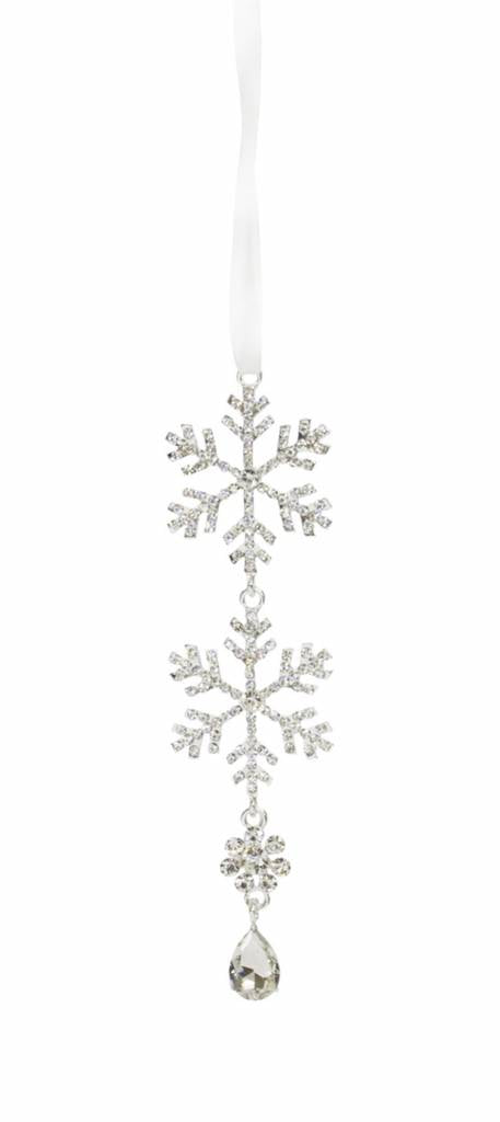Tiered Jewel Snowfake Ornament