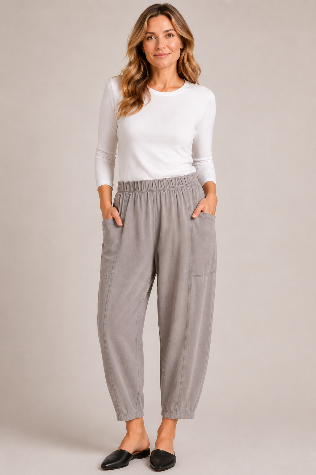 Mineral Wash Gray Pocket Pant