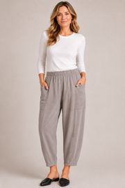 Mineral Wash Gray Pocket Pant